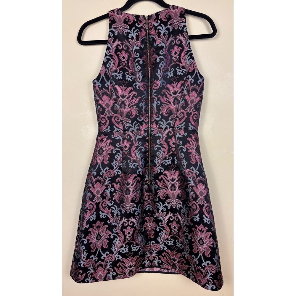 KATE SPADE Tapestry Jacquard Mini Dress Multi Women Size 2 Sleeveless Formal‎ - Picture 6 of 10